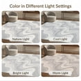 thumbnail image 6 of ODIKA 2'x3' Washable Accent Rug Pile Composition Gradient Flow Decorative Minimalist Fuzzy Neutral for Bedroom, Nursery, RV, Pet Friendly, Bedside Mat, 6 of 6