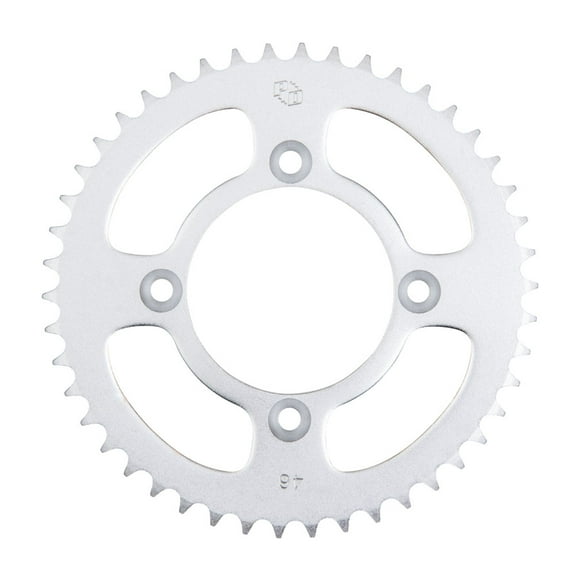 Primary Drive Rear Steel Sprocket 46 Tooth Silver for Honda Xr80 1985-1989