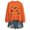 Orange1, variant on Timeless Comfort Women's Hoodless Sweatshirt for Autumn and Winter with Bat Leisure and Halloween Ready Light Green3 M
