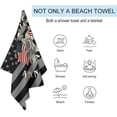 thumbnail image 6 of 250th Anniversary Beach Towel 1776-2026 Patriotic US Anniversary Bath Towel Funny Design Yoga Towel 71x31in, 6 of 6