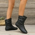 thumbnail image 3 of Women's Ankle Boots - with Comfortable Low Heel & Anti-slip and wear-resistant Outsole, 3 of 6