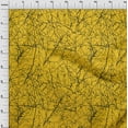 thumbnail image 4 of oneOone Velvet Yellow Fabric Leaves Sewing Material Print Fabric By The Yard 58 Inch Wide, 4 of 6