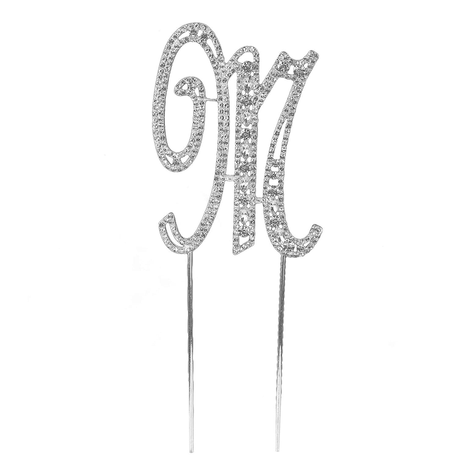 Tian Sweet 33014-CR2 Large Cross with Big Rhinestones Cake Topper - Silver,  1 - Kroger