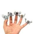 Chunleiiii Novelty Toys 6 Pieces Horrible Head Finger Puppet Storytelling Props Witch Finger
