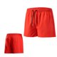 thumbnail image 4 of Pantalones Cortos de Cintura Elástica para Hombre Color Sólido Fitness Correr Entrenamiento Lacing Double Shorts Atléticos, 4 of 9