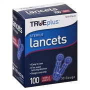 TRUEplus Sterile Lancets, 30 Gauge, 100 Count