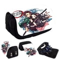 thumbnail image 2 of Estuche de lápices Demon Slayer para estudiantes, estuches de papelería de Anime, bolsa de cepillo multifunción genial para la escuela, regalo Kamado Nezuko Takeo Tanjirou hola suerte  unisex, 2 of 2