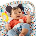 thumbnail image 4 of Bright Starts Disney Baby Mickey Mouse Happy Triangles Infant Bouncer Chair for Ages 0-6 Months, 4 of 12