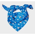 thumbnail image 3 of Bimba Blue Ranunculus & Stork Bird Pure Silk Printed Scarf Dupatta Head Neck Wrap Bandanas For Women 40 x 80 Inches, 3 of 6