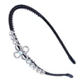 thumbnail image 1 of Accesorio para el cabello de aleación con diadema de diamantes de imitación para mujer y niña a la moda (CHT-199), 1 of 2