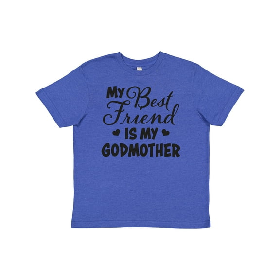 Inktastic My Best Friend is My Godmother with Hearts Youth T-Shirt
