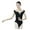 Black, variant on Adult Short Sleeved Ballet Leotard Basic Gymnastics Leotard Women Yoga Clothes Ballerina Dancewear