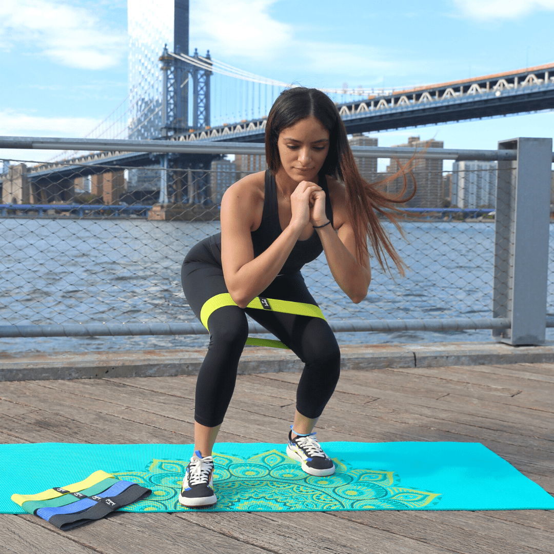 Xplorel Resistance Bands w/ Carry Bag, Exercise Bag, & Fitness Planner, 5 Pack
