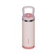 thumbnail image 6 of SURFVEN 18 oz Stainless Steel Double Wall Insulated Water Bottle with Flip-up Straw Lid, Pink, 6 of 10