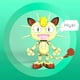 thumbnail image 4 of Bloque de construcción de juguete Mega Construx Pokémon Meowth 118 ml, 4 of 7