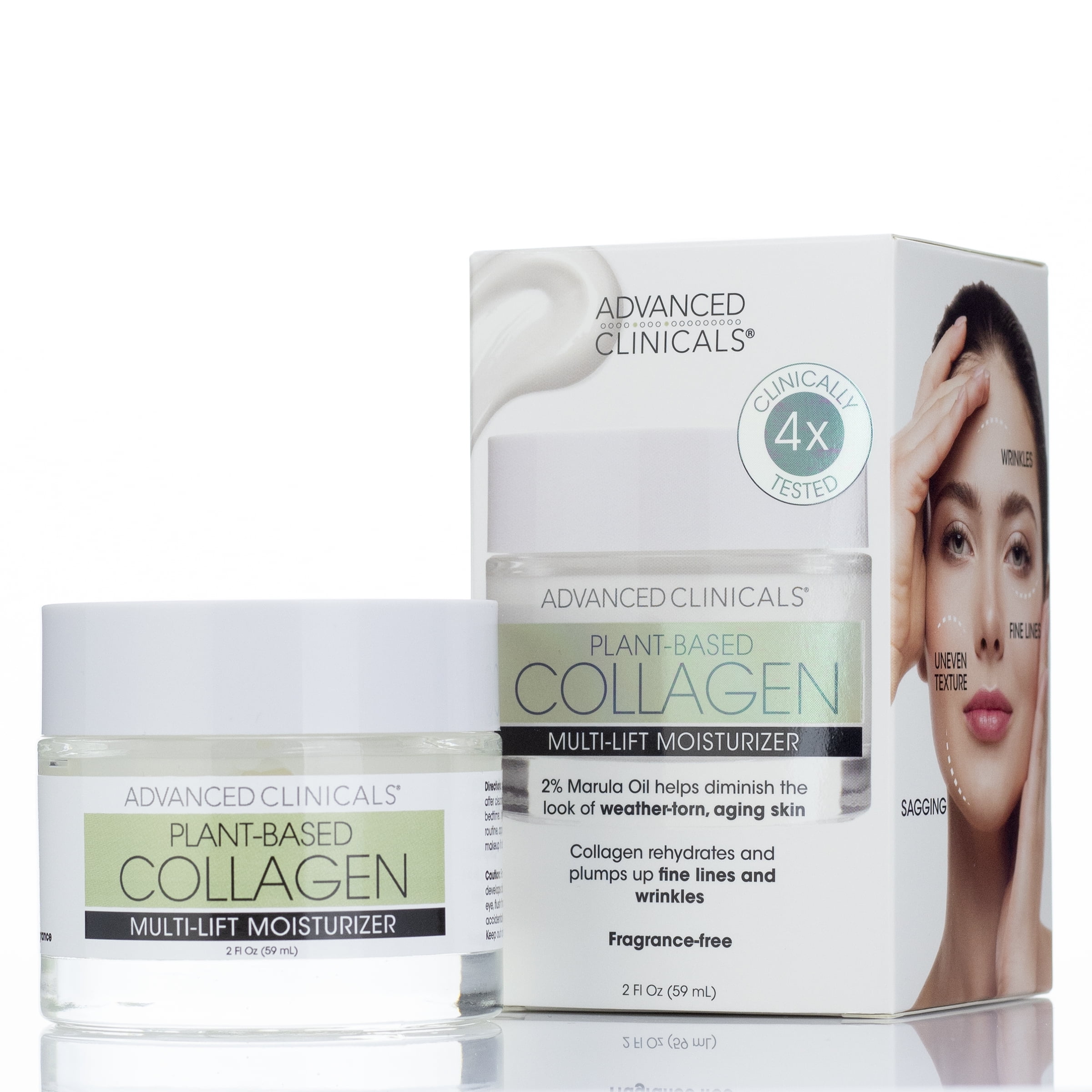 Advanced Clinicals Plant Based Collagen Multi Lift Face Moisturizer 2