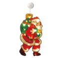 thumbnail image 1 of Luces navideñas para decoración de ventanas, guirnalda de luces navideñas para ventana de 46 * 23 cm, luces navideñas para dormitorio, árbol de Navidad, luces LED con pilas, blanco cálido(A) ER, 1 of 5