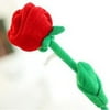 WOXINDA Simulation Plush Rose Assorted Colors Rose Long Flexible Stem for Decoration