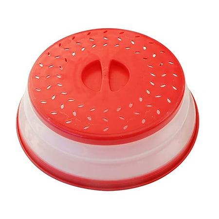 

Labakihah 1Pc Collapsible Microwave Plate Cover Colander Strainer for Fruit Vegetables Cooking Utensils folding cover