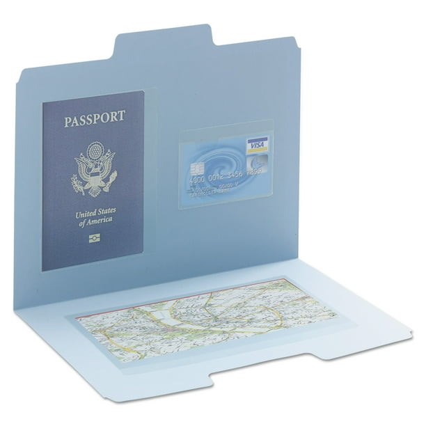 SelfAdhesive Poly Pockets, Top Load, Variety Pack, Clear, 24/Pack