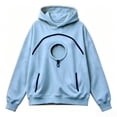 thumbnail image 3 of TZZQ Pet Pouch Hoodie Sweatshirt for Women Long Sleeve Cat Pullover Sweatshirt with Pull Pocket Soft Comfy Drop Shoulder Puppy Sherpa Cat Carrier Tunic Hoodie Shirt with Zip Pocket Sky Blue L, 3 of 5
