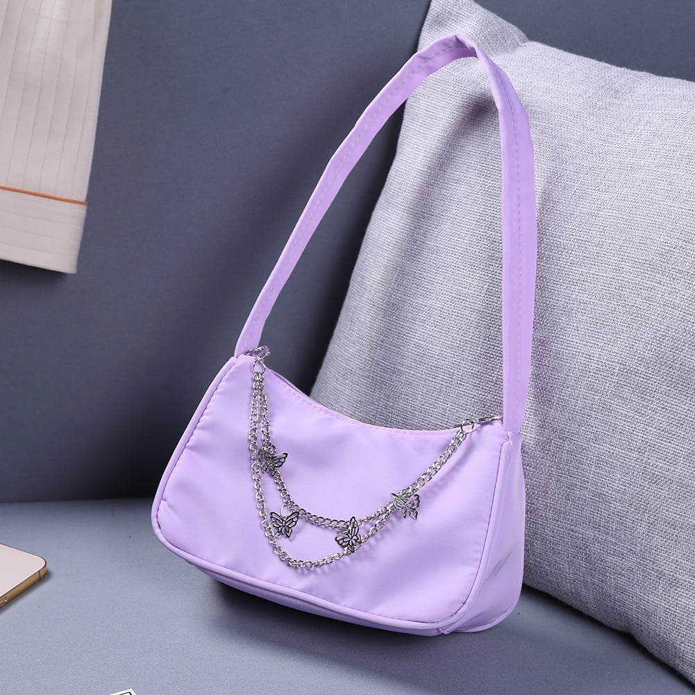Cartoon Airplane Helicopter Women Shoulder Bag Clutch Chain Purse Handbags  with Zipper Pocket Tote Bag for Travel Phone