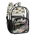 thumbnail image 5 of ALAZA Clear Backpack Cartoon Excavator Vehicle PVC Transparent BookBag, 5 of 7