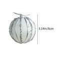 thumbnail image 3 of qjidjing White Christmas Ball Ornaments Large Foam Christmas Tree Decorations, Clear Plastic Glitter Hanging Balls for Xmas Holiday Party Home Decor, 3 of 6
