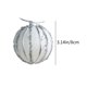 thumbnail image 3 of HWRETIE Christmas Baubles for Tree Decor,Christmas Balls Decoration 8Cm White Foam Balls Shaped Balls Hangings Home Doecor, 3 of 6