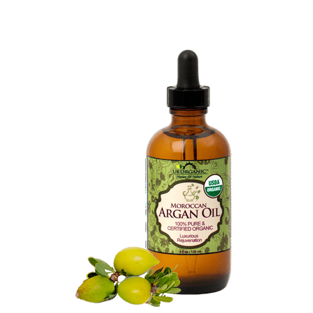 US Organic 100% Pure Certified USDA Organic Morrocan Argan Oil 4 (Best 100 Argan Oil)