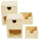 thumbnail image 5 of cajones pequeños de madera sin pintar, bricolaje, de madera en blanco, de 2 capas., 5 of 7