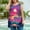 002Purple, variant on Summer Tank Top for Women Plus Size Sunset Beach Coconut Palm Print Sleeveless Shirts Hawaiian Casual Tank Tops