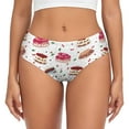 thumbnail image 1 of Fotbe Birthday Cake Calzones Estampados para Mujer – Ropa Interior de Algodón, Cómoda, Suave y Elástica-X-Large, 1 of 6
