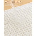 thumbnail image 4 of Smiry Waffle Bathroom Rugs 36x24, Extra Soft Absorbent Bath Mat, Non Slip Quick Dry Bath Rugs for Bathroom Floor, Tub and Home Decor with Tassels Boho, Cream, 4 of 7