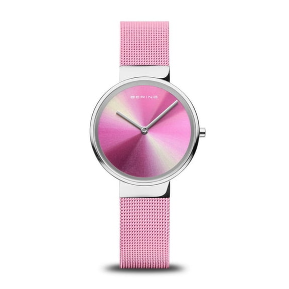 Bering Classic Women's Pink Dial Quartz Watch 19031-999