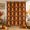 Orange, Black, Cream, Rust, variant on Halloween Shower Curtain, Waterproof Shower Curtains for Bathroom, Orange Black Plaid Bat Gingham Spook Washable Fabric Bathtub Curtain Set Bath Decor with 12 Hooks Long 72"x84"