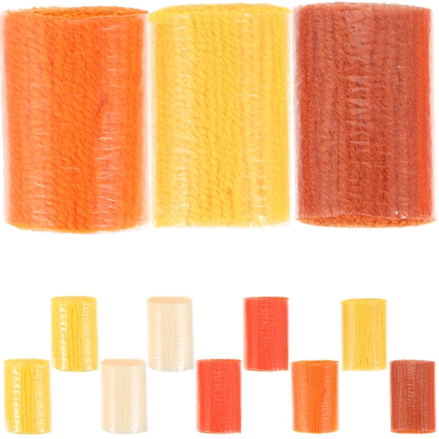 Minkissy 12pcs Yarn For Diy Latch Hook Craft Pre Cut Yarn For Beginners Experienced For Rug Decoration