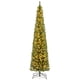 thumbnail image 1 of Costway Árbol de Navidad tipo lápiz de 240 cm con 671 puntas de ramas de alambre con memoria 250 luces LED para el hogar, 1 of 5