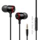thumbnail image 3 of Auriculares, Auriculares internos, Auriculares con cable, Auriculares estéreo con cancelación de ruido Son adecuados para micrófonos Huawei, teléfonos inteligentes Android y reproductores de MP3, E, 3 of 4