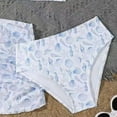 thumbnail image 4 of Staki Girls' Bikini Three Piece Set Girls 3 Piece Swimsuits Bathing Suit Cute Ruffle Floral Print Bikini Set with Skirt Kids Swimwear 7-10Y 11-13Y(White,12-13 Years), 4 of 6