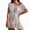 White, variant on Womens Swimsuit Coverup Contrast Trim V Neck Short Sleeve Mesh Bathing Suit Cover Up Dress(Black,XL)