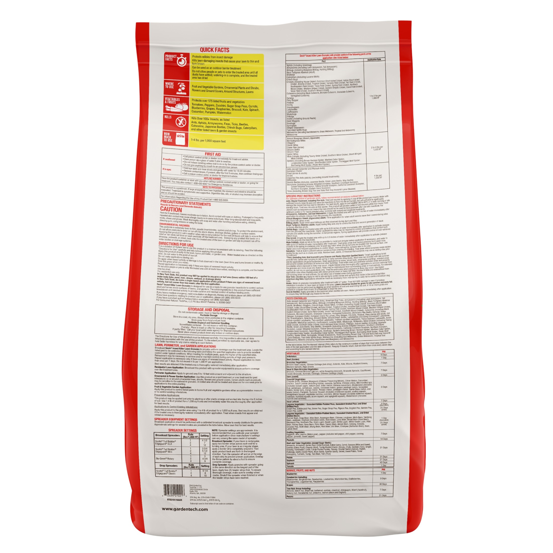 Garden Tech Sevin Insect Killer Lawn Granules, 20 lb photo 3