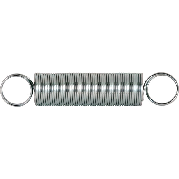 Prime-Line Handyman Extension Spring, 11/32 in. X 1-7/8 in. , 0.025 in. Diameter, Double Loop, Closed