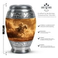 thumbnail image 2 of SUBSH Cowboy Urn - Urns for Ashes - Cremation Urn for Ashes - Human Urns for Ashes - Ashes Holder - (10 inch Pack of 1), 2 of 2