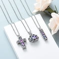 thumbnail image 3 of 3 Pack Cremation Urn Necklace for Ashes for Women Men Heart Lotus Cross Cylinder Cremation Jewelry for Ashes Loved One Memorial Keepsake Pendant for Loved Ones, 3 of 6