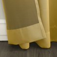 thumbnail image 3 of Sun Zero Barrow Energy Efficient Rod Pocket Curtain Panel, 54" x 63"-1, Flax Yellow, 3 of 5
