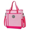 thumbnail image 2 of Bolsa reutilizable | Bolso mensajero de tela multiusos con cremallera superior | Bolsillo externo con cremallera | Bolsillos laterales de malla | Porte de hombro y bandolera | 13x11,41x4,33 in | 1, 2 of 7