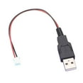 thumbnail image 3 of USB Male to XH2.54 2P Terminal Cable 2Core Power Supply Cable for Power and Signal Transmission in DIY Projects, 3 of 11