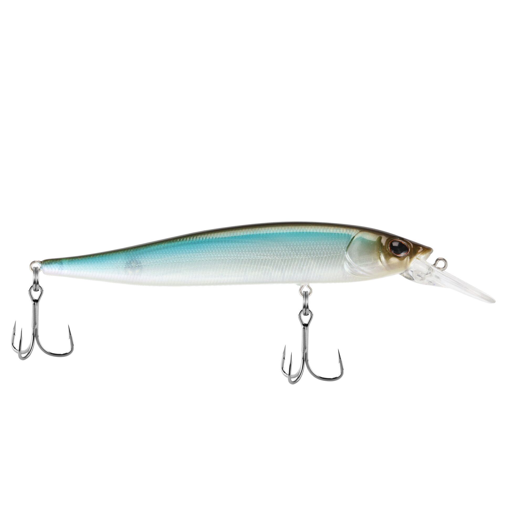 Berkley Stunna, 3 in, Jerkbaits, Stealth Minnow (1 Count)