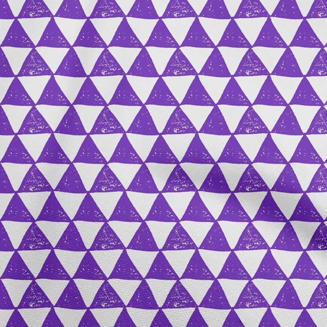 oneOone Tissu Popeline de Coton Violet Tissu Imprimé au Mètre 56 Pouces de Large-T2